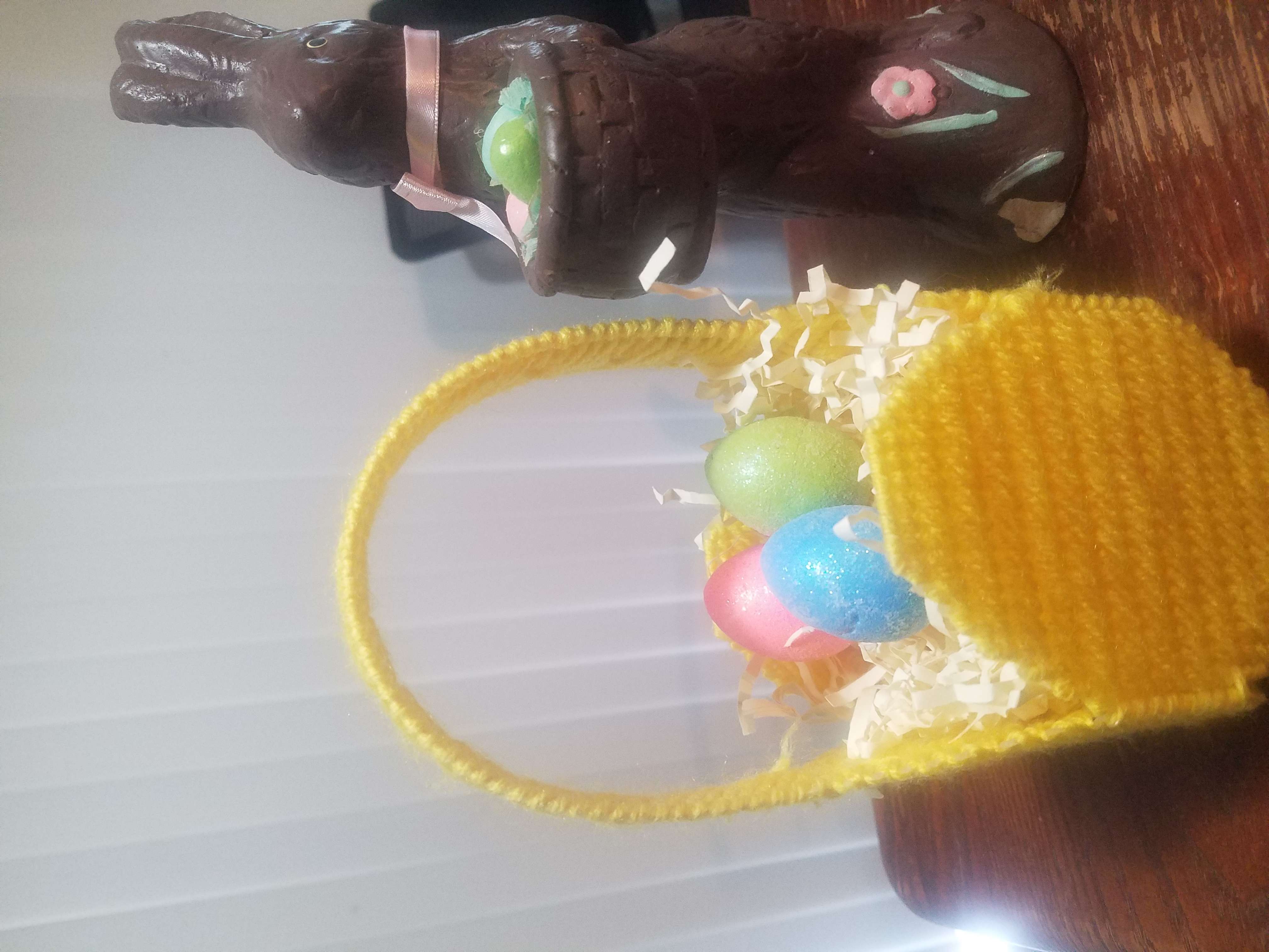 How to Make a Small Plastic Canvas Easter Egg Basket for Beginners The Byas Life